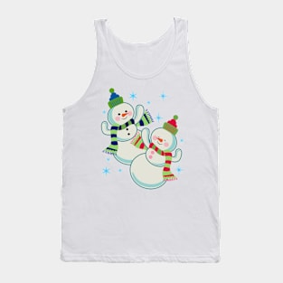 dancing snowman Tank Top